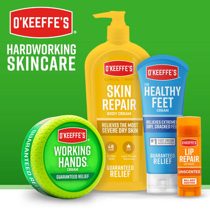 for Healthy Feet Foot Cream; Guaranteed Relief for Extremely Dry; Cracked Feet; Instantly Boosts Moisture Levels; 3.2 Ounce Jar; (Pack of 3)