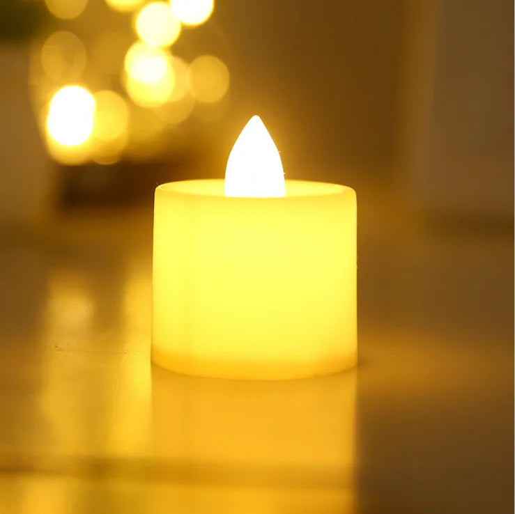 3/6/12/24Pcs Flameless LED Tealight Tea Candles Wedding Light Romantic Candles Lights for Birthday Party Wedding Decoration Home