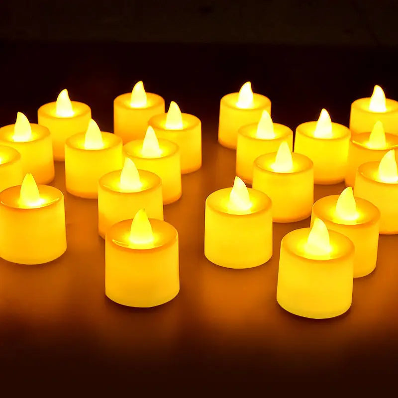 3/6/12/24Pcs Flameless LED Tealight Tea Candles Wedding Light Romantic Candles Lights for Birthday Party Wedding Decoration Home